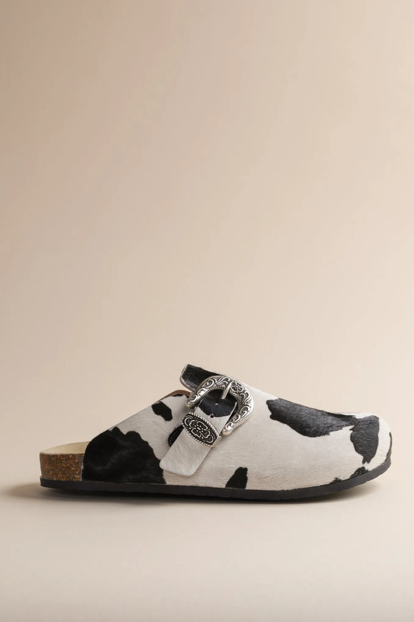 Women's Greg Shoe In Black Cow